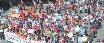 La demanda sobre las “pensiones y salarios dignos” marcan la manifestación del 1 de Mayo en Alicante