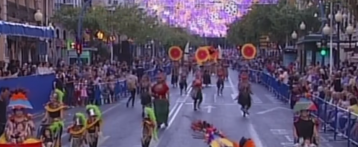 Desfilada del Ninot de les Fogueres d’Alacant 2017