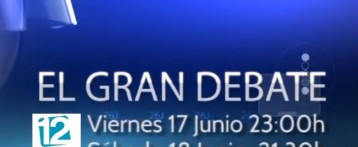 12TV emite El Gran Debate a 4 con candidatos al Congreso por Alicante