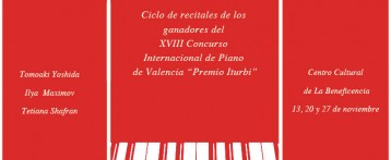 Recitales ganadores Concurso Internacional de Piano de Valencia ‘Premio Iturbi’. En directo
