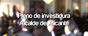 Pleno de Investidura del Alcalde de Alicante, Miguel Valor