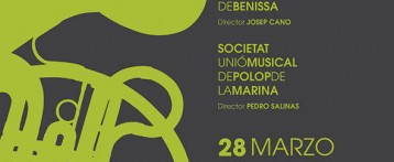 L’Auditori de la Mediterrània de La Nucía acogerá el Concierto “A 3 Bandas”