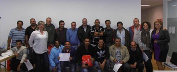 Clausura  del quinto curso de prevención  de riesgos laborales en Mutxamel