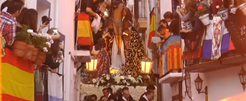 Procesión del Miércoles Santo desde el barrio de la Santa Cruz de Alicante 2017