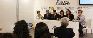 Villena presenta en FITUR su proyecto de AVE en el que se incluyen otros 14 municipios de interior