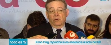 Puig lamenta que haya quien actúa de “forma desleal” en el acto conmemorativo del Día de la Constitución