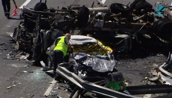 Hallado el cadáver calcinado de una cuarta víctima mortal en el accidente en la A-7 a su paso por Elche