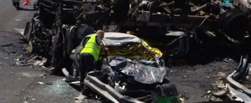 Hallado el cadáver calcinado de una cuarta víctima mortal en el accidente en la A-7 a su paso por Elche