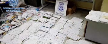 Detenido un cartero en Alicante acusado de quedarse con la correspondencia durante tres años