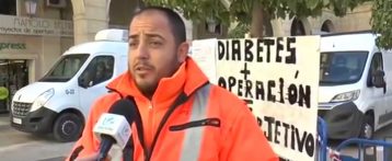 La empresa de limpieza de calles de Alicante despide a un barrendero con diabetes por haber cogido varias bajas relacionadas con su enfermedad