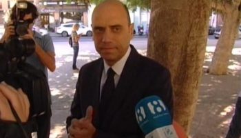 Gabriel Echávarri dice estar tranquilo tras haberle contado a la jueza “el relato de lo que ha pasado”