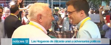 Las Hogueras de Alicante unen a adversarios políticos